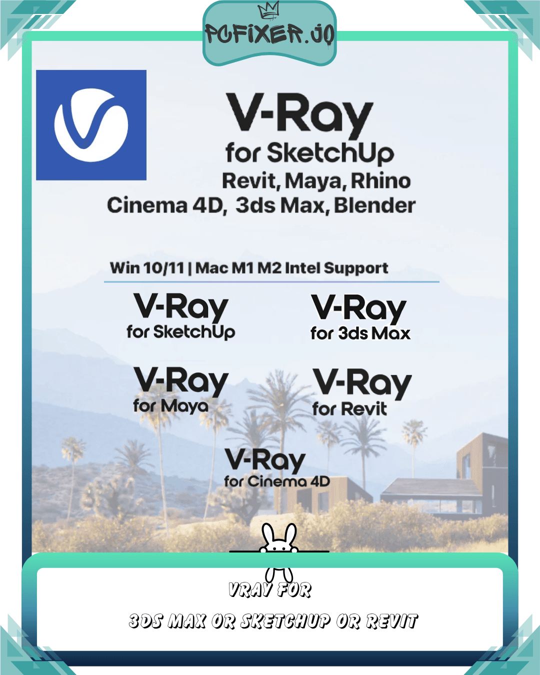 V-Ray 6 – High-End Rendering Engine for 3D Artists & Designers