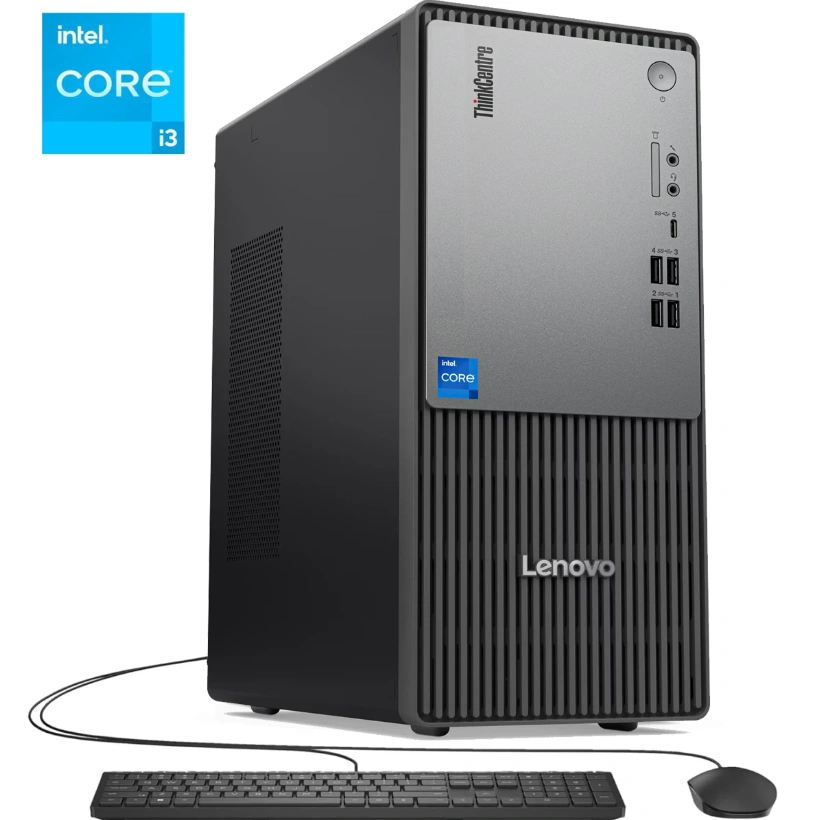 Lenovo ThinkCentre neo 50t Gen 5 Desktop – Intel Core i3-14100 8GB DDR5 512GB SSD Jordan