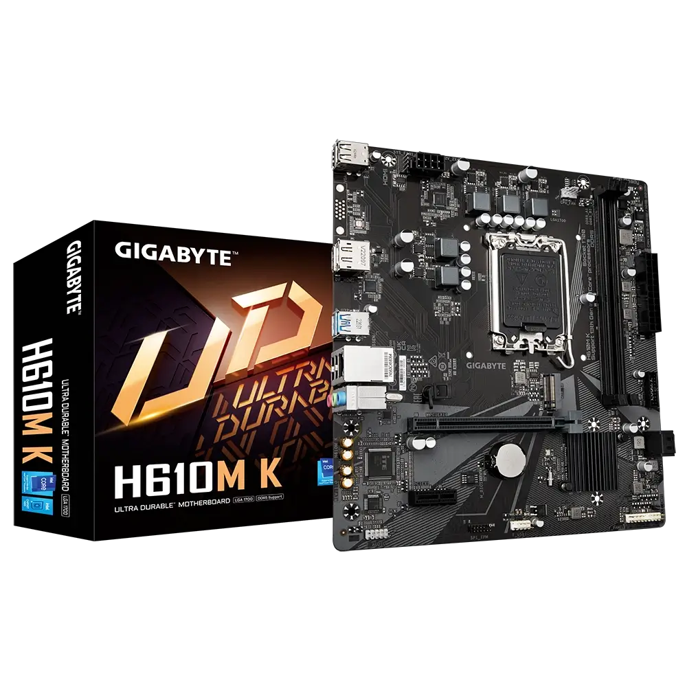 Gigabyte H610M K DDR5 Motherboard 1 Gigabyte H610M K DDR5 Motherboard