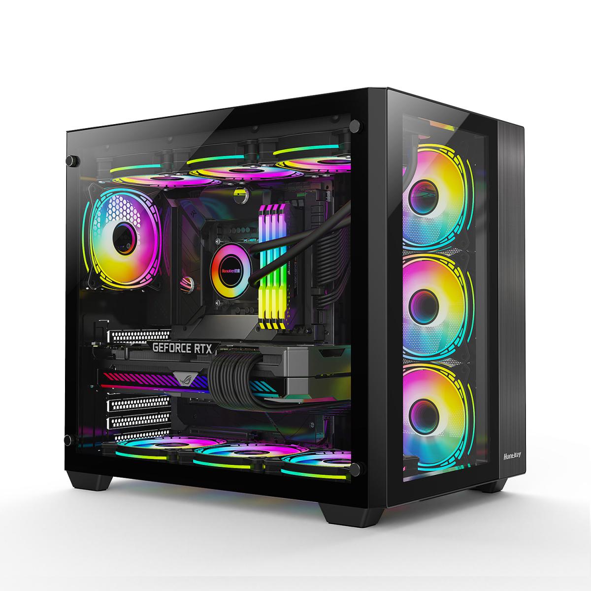 Huntkey S980 Tornado Gaming Case (Black) 1 Huntkey S980 Tornado Gaming Case black