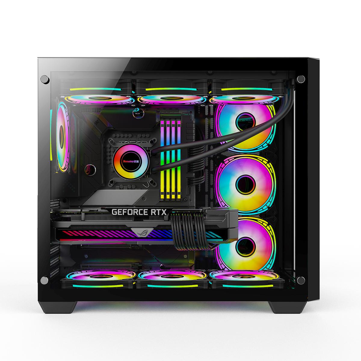 Huntkey S980 Tornado Gaming Case (Black) 3 Huntkey S980 Tornado Gaming Case